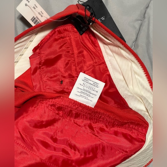 J. Crew Campbell Trouser in 2-way stretch cotton red size 2 G0744 - Picture 5 of 7